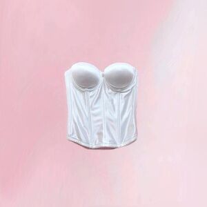 strapless bustier corset